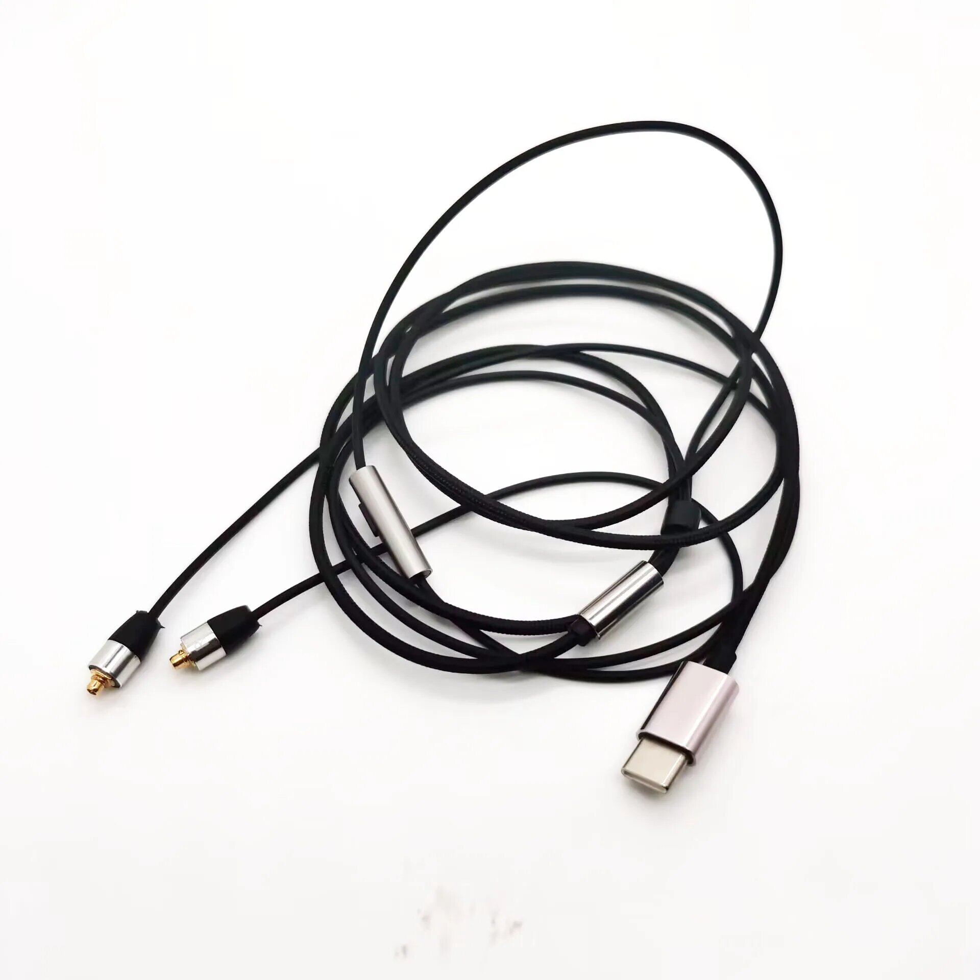 POYATU Кабель USB C MMCX к Type C для наушников с микрофоном