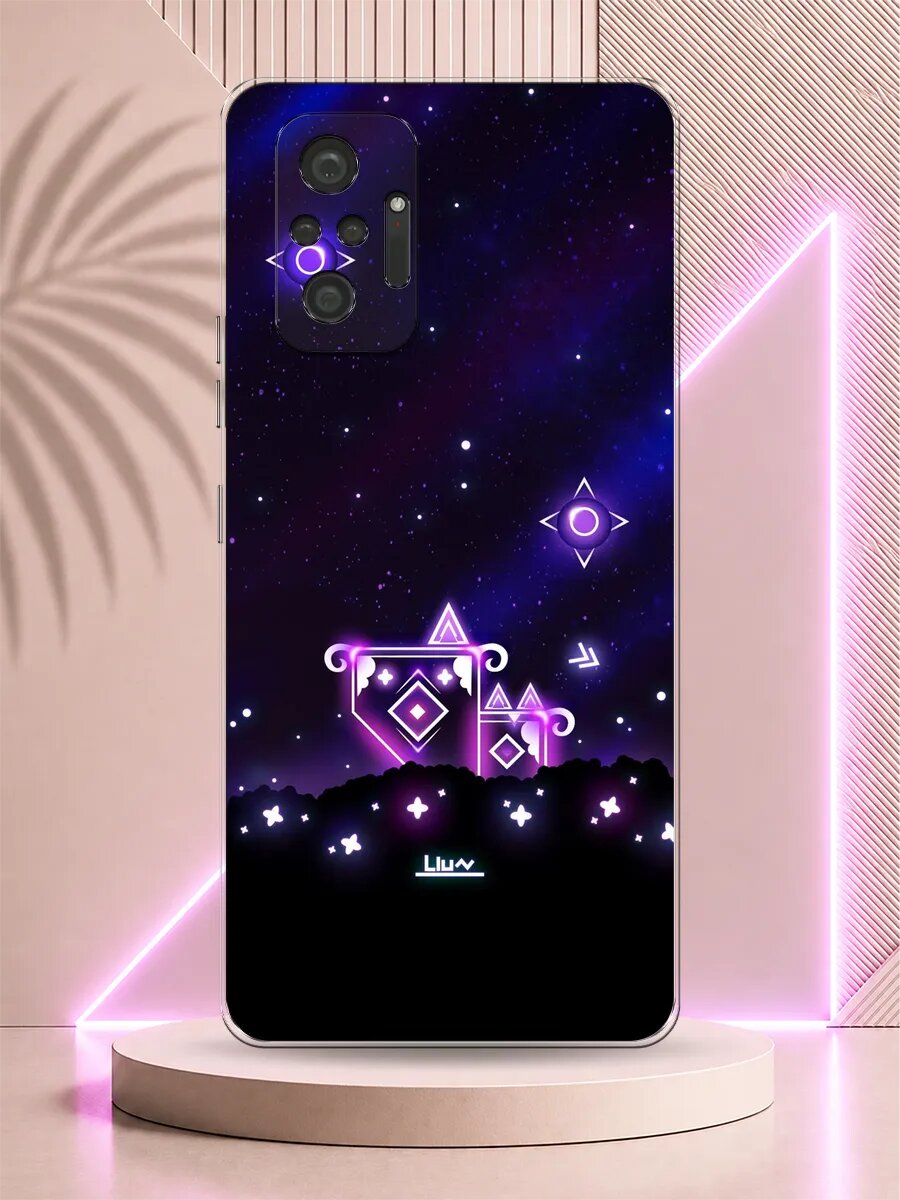 Чехол на Redmi Note 10 Pro Geometry Dash