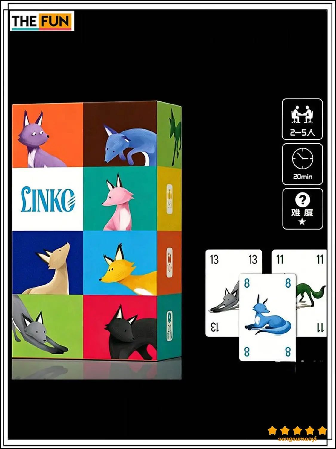 Премиальная обновленная вариация игры Linko, карточная настольная версия из Китая, применяется