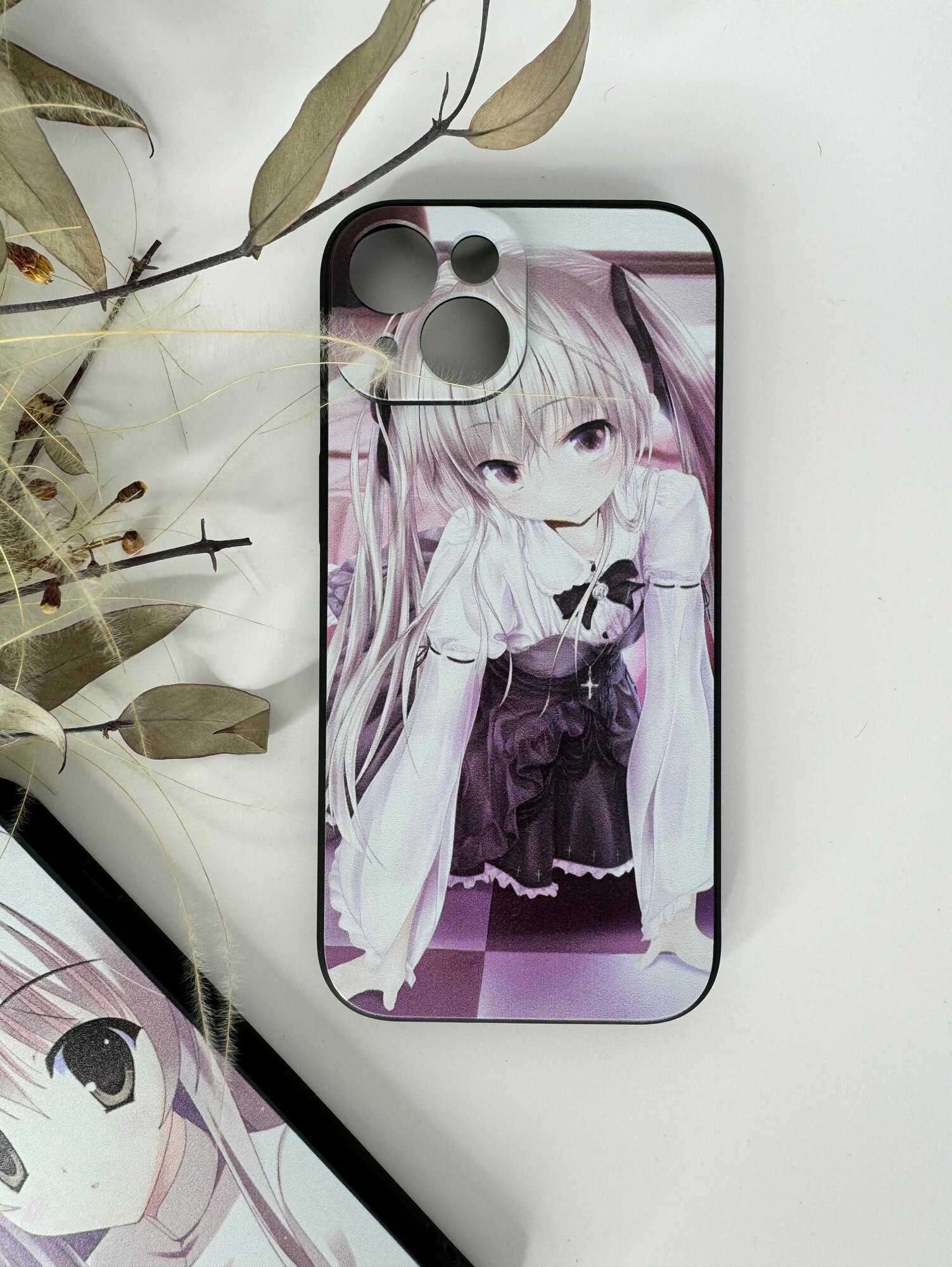 Чехол-Накладка для смартфона Apple iPhone 15, материал силикон, цвет белый