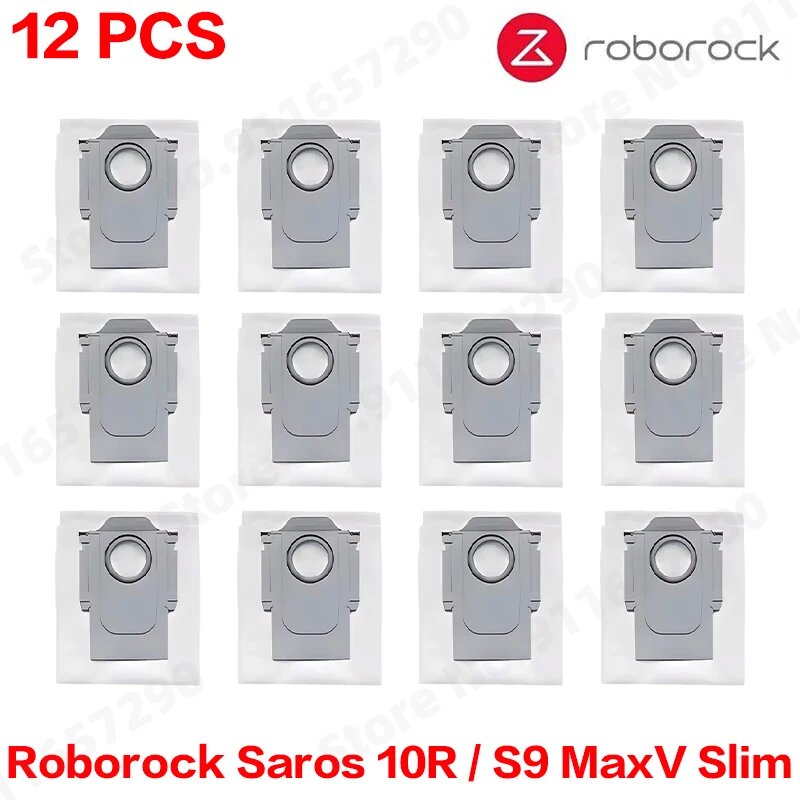 Комплект запчастей для пылесосов Roborock Saros 10R / S9 MaxV Slim Серый, 12 Pcs2