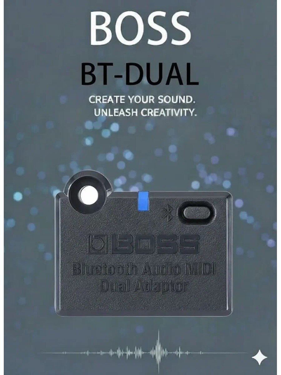 BOSS Bluetooth Adaptor Блютуз адаптер аудио и MIDI BOSS BT-DUAL KATANA Блютуз адаптация