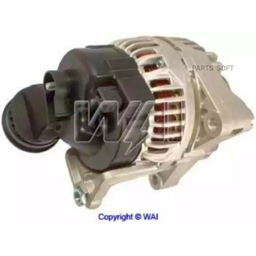 Генератор (новый) BMW 325i 3.0L (2006-01) BMW 325i 2.5L 330i 3.0L (2003-01) BMW 525i 2.5L 530i от официального дистрибьютора, WAI, артикул 13882N
