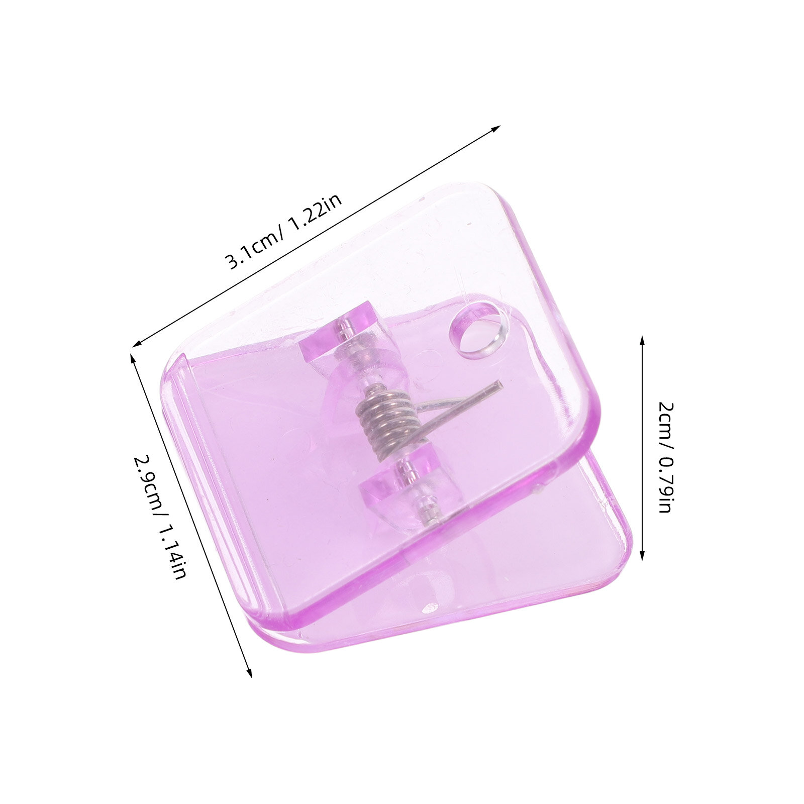 Держатель Для Пада Собак 6 Штук Фиолетовый Размер 3.1x2.9x2Cm