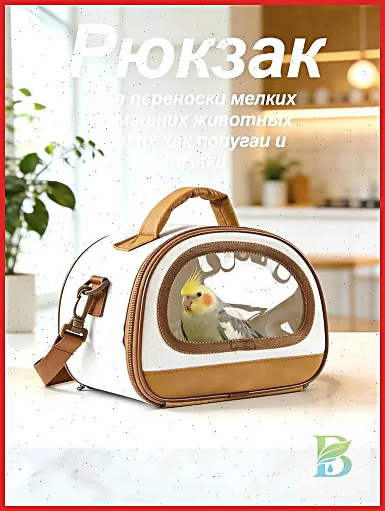 Портативный рюкзак для домашних животных, попугаев, может перевозить бурундуков, хомяков