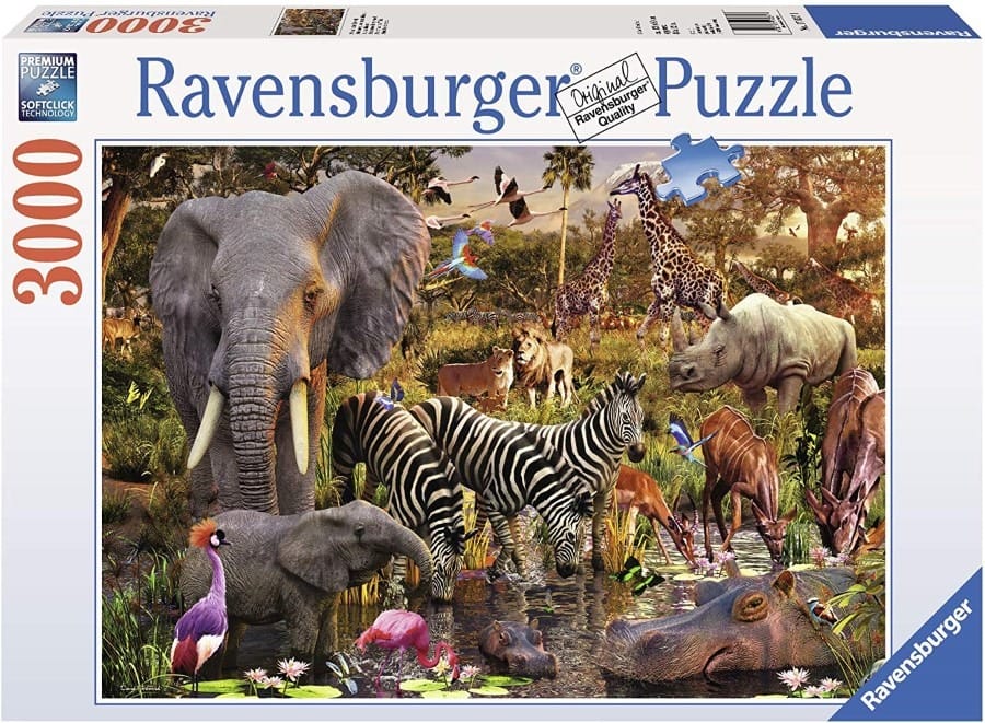 Пазл Ravensburger Африканские животные, 3000 элементов