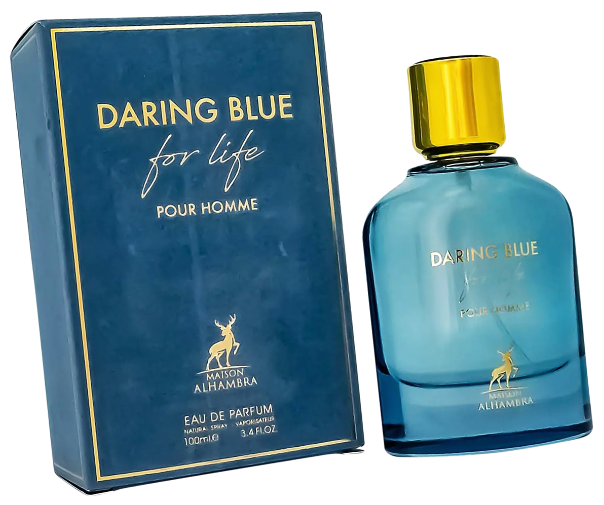 Парфюм для мужчин Alhambra Daring Blue For Life 100 мл - Альхамбра Даринг Блю Фор Лайф Пур Хом