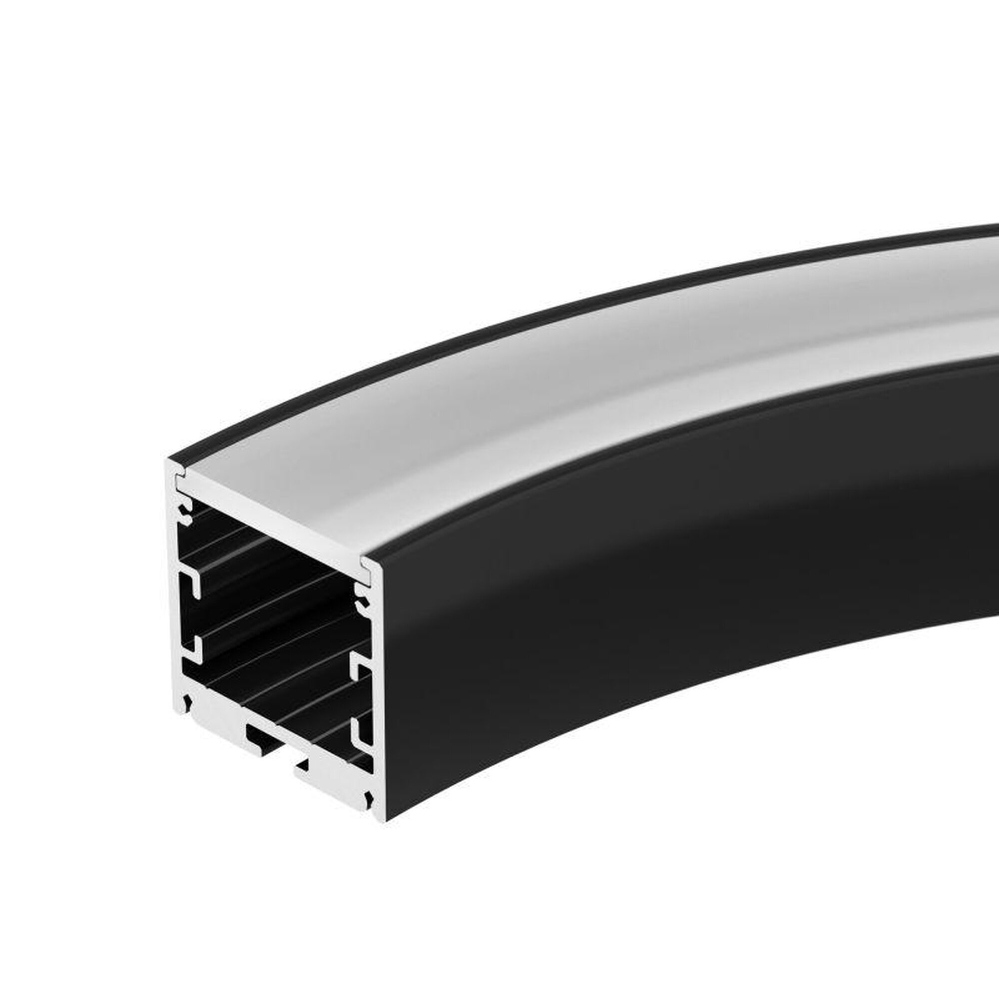 Профиль SL-ARC-3535-D320-A90 BLACK (дуга 1 из 4) алюм. Arlight 032676