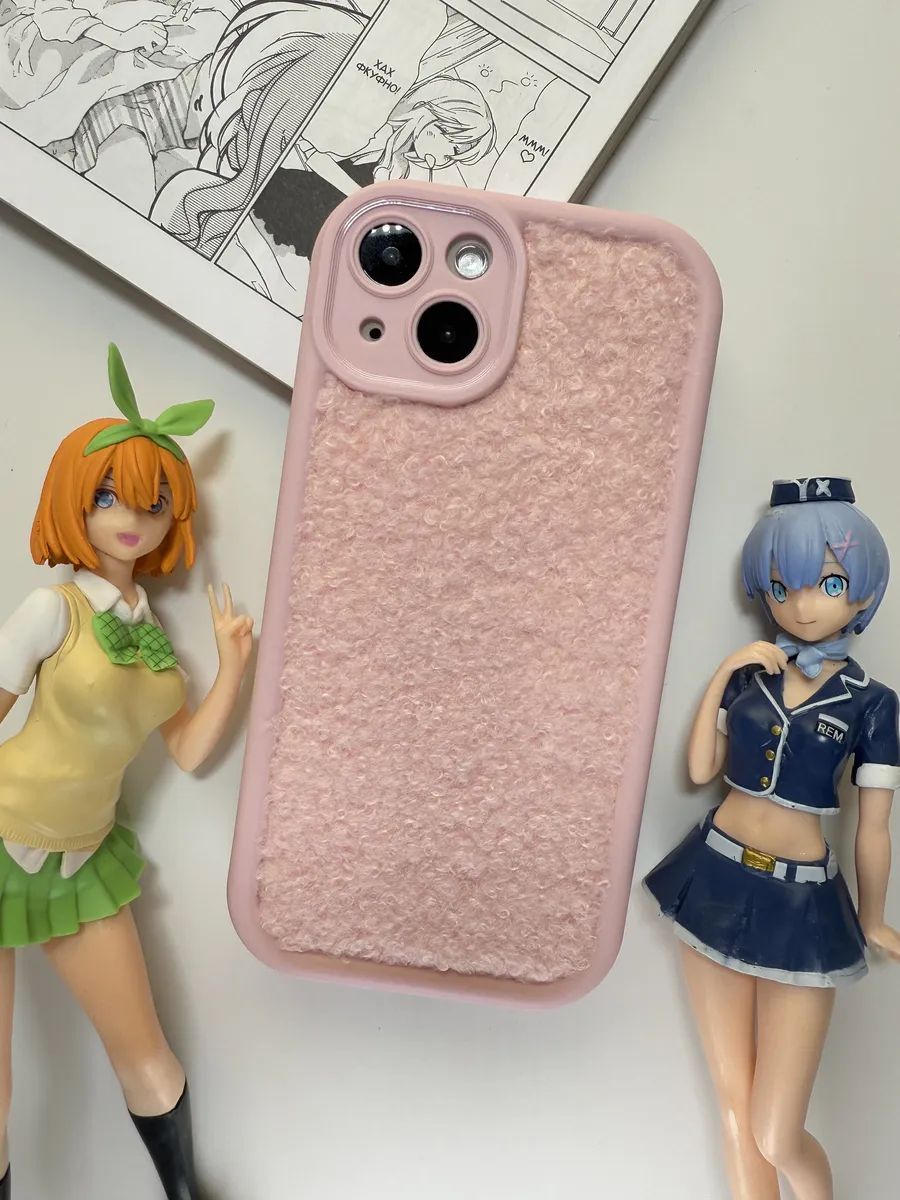 Чехол-Накладка для смартфона Apple iPhone 14, материал силикон, цвет розовый
