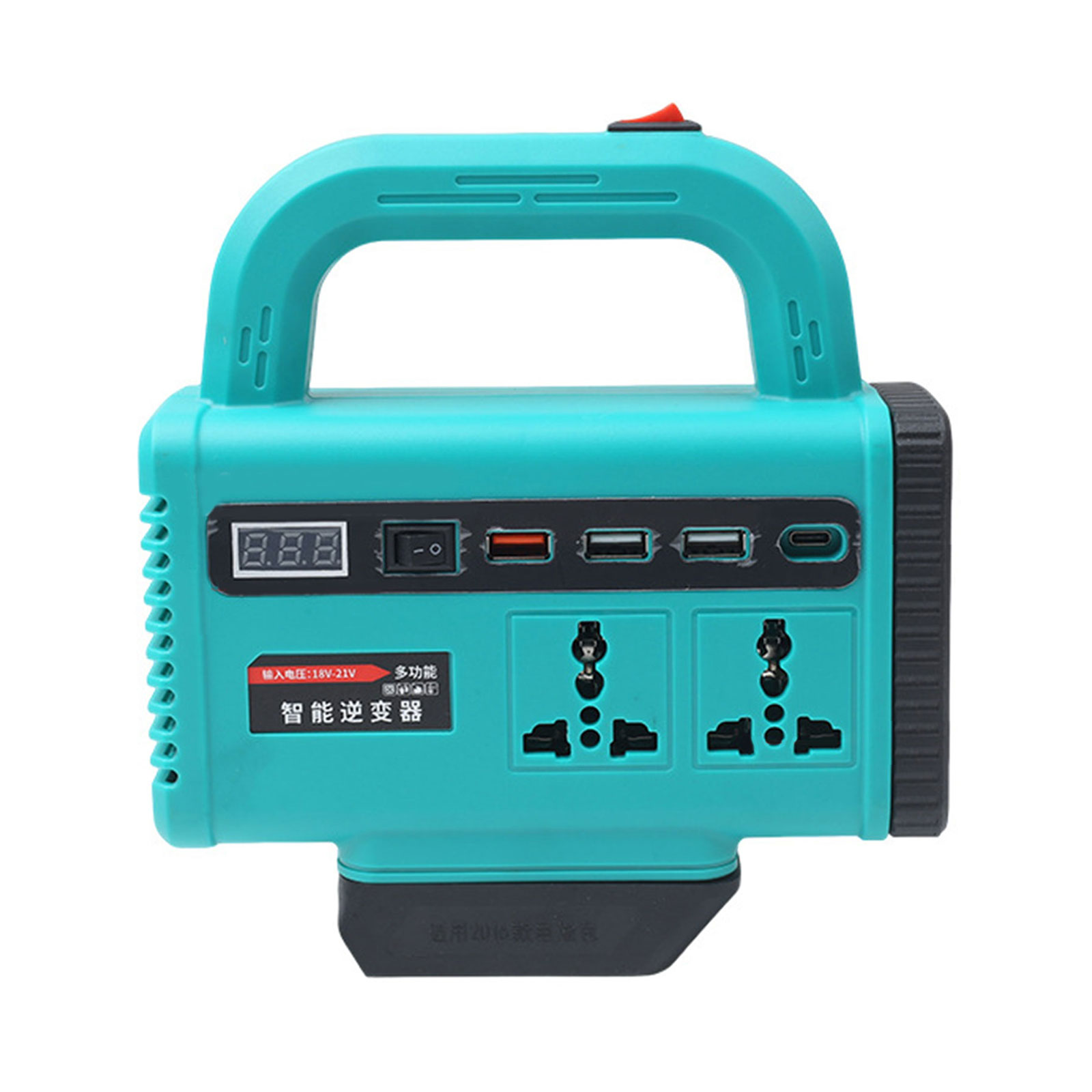 Эффективный 120W инвертор DC18V-21V в AC180V-220V для