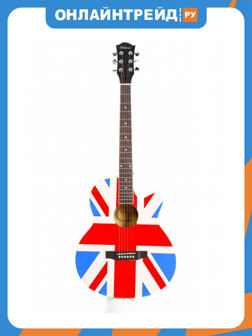 Акустическая гитара Elitaro E4040 UK Flag