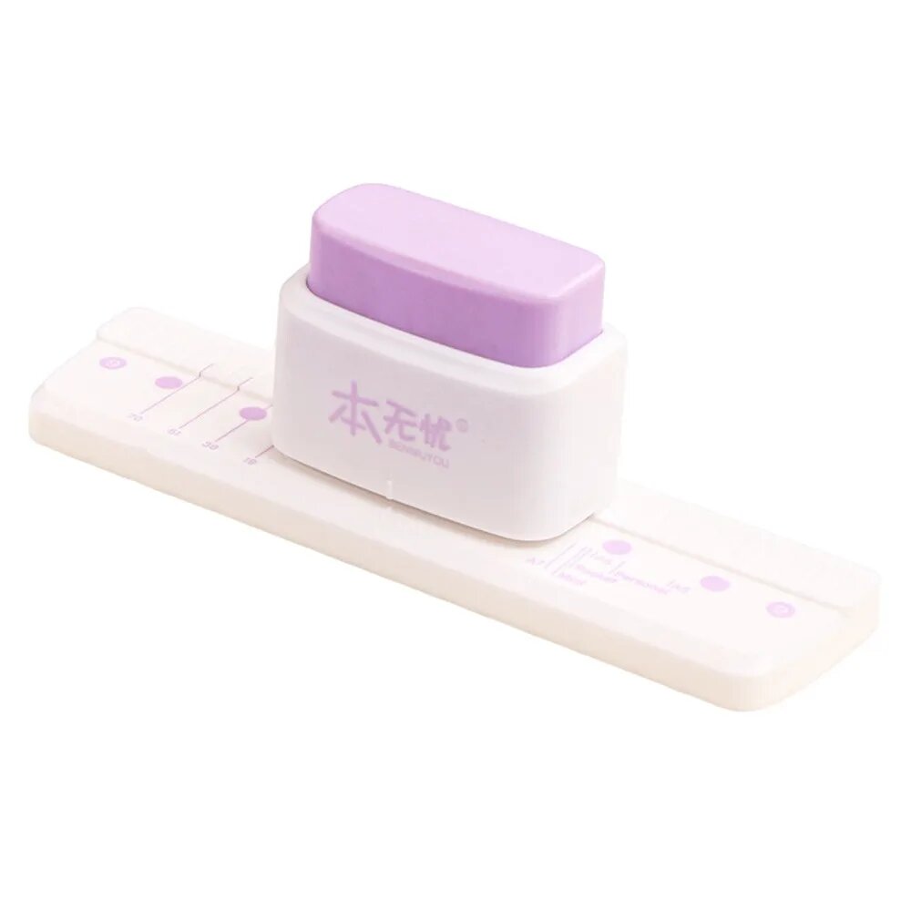 Мини-дырокол 3 отверстия разноцветный Purple