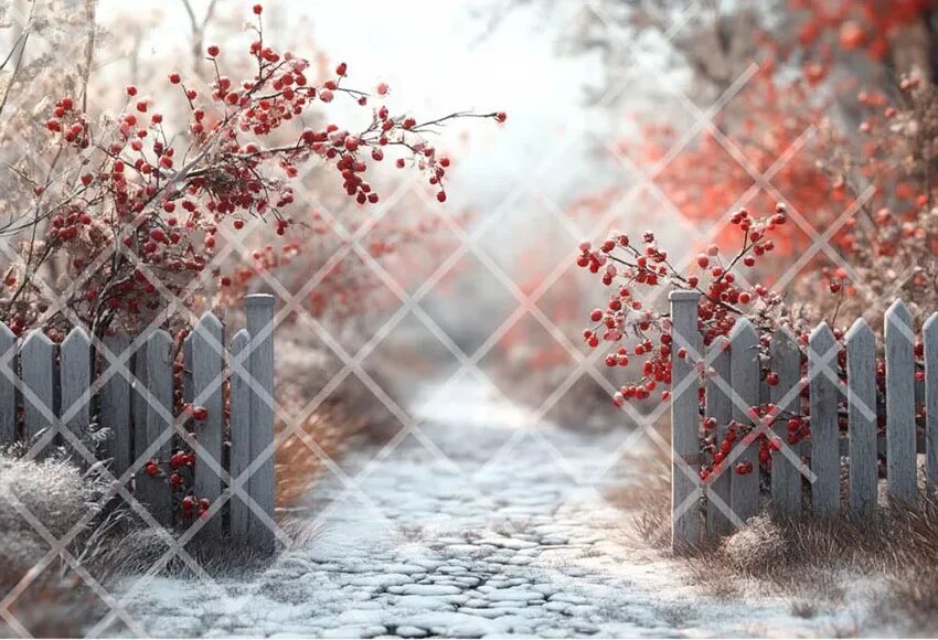 Фотофон Зимний пейзаж 300x200см, цвет 17