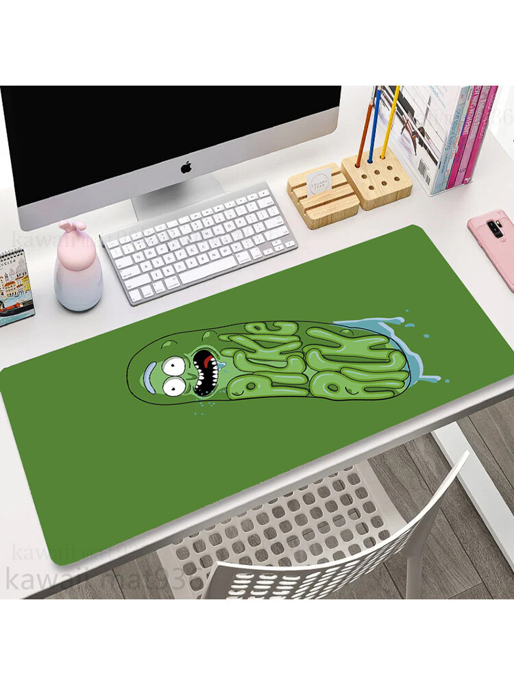 Rick and Morty Игровой ковер из аниме-мультфильма "Рик и Морти", компьютерные аксессуары для ПК, размер 40x90xxl