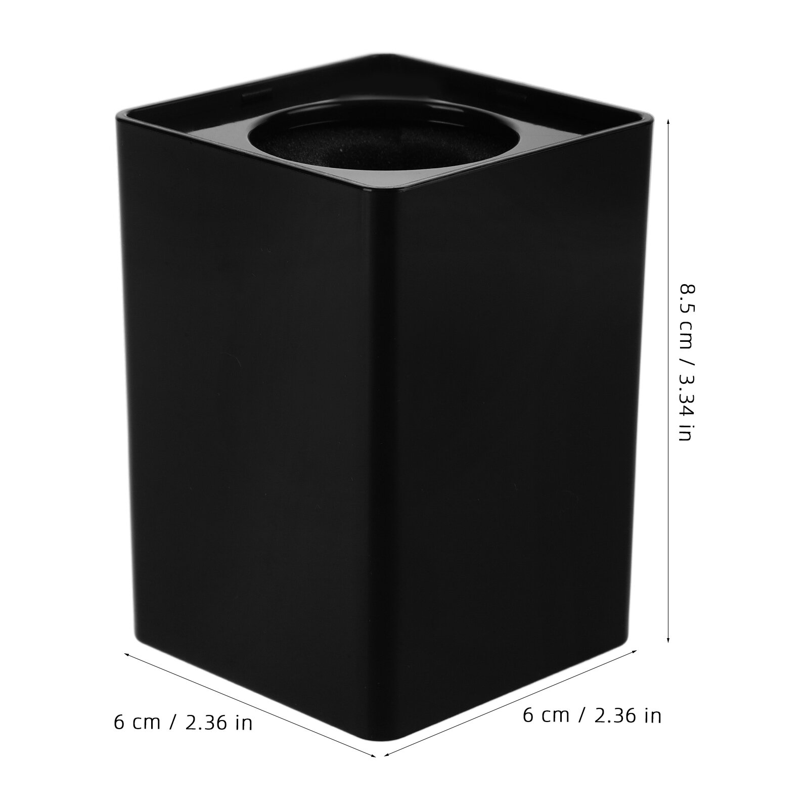 Держатель Для Микрофона С Кубическим Дизайном Чёрного Цвета 8.50X6.00X6.00Cm