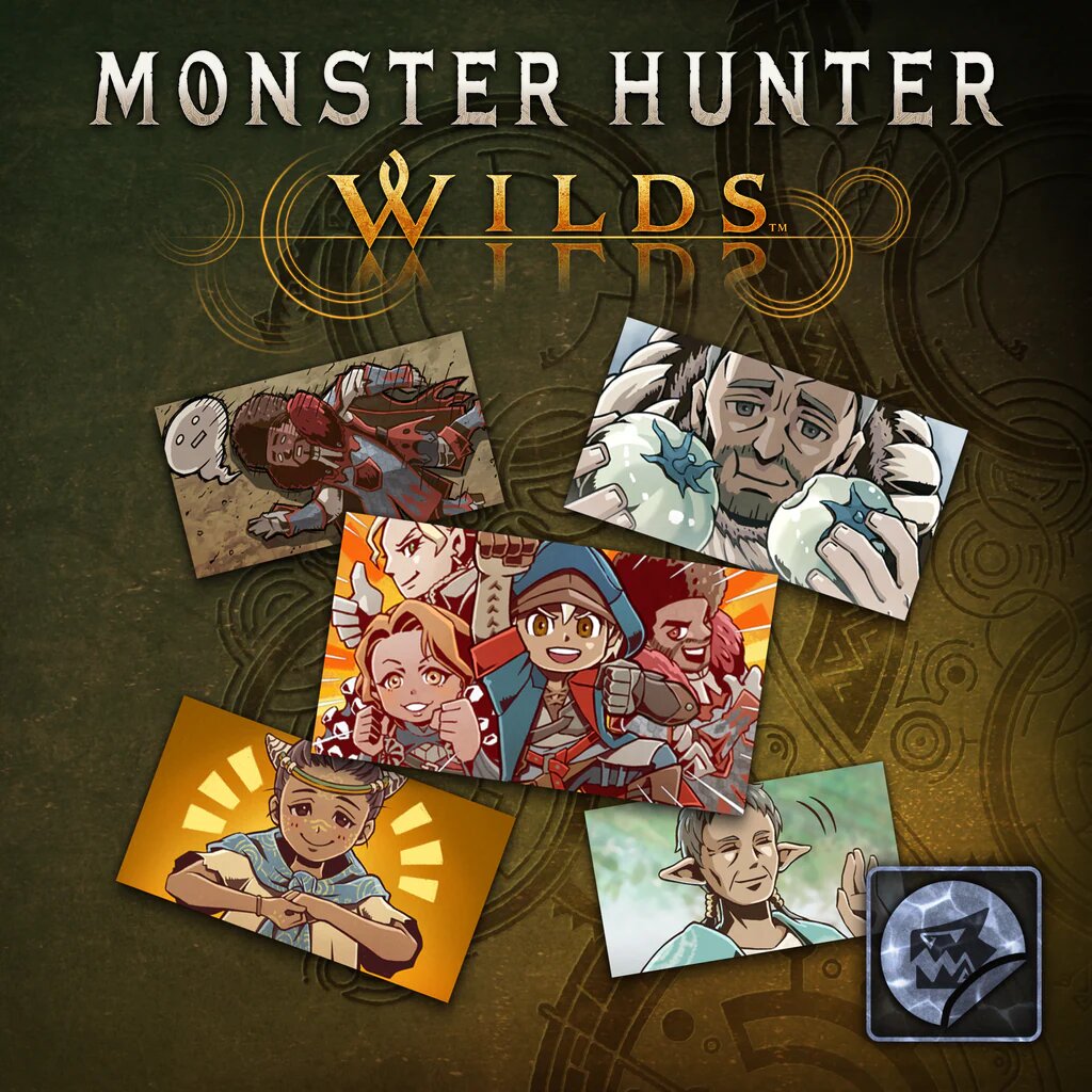 Дополнение Monster Hunter Wilds - Sticker Set: Everyday Eastlands, цифровое издание PlayStation 5, регион Турция / код пополнения баланса