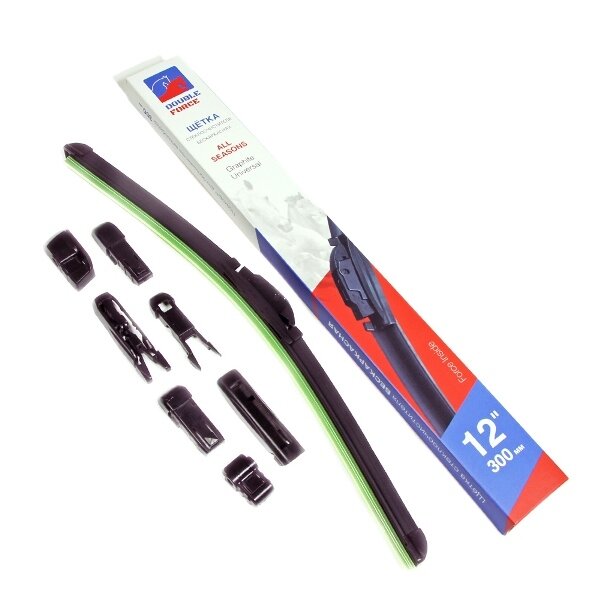 Щетка стеклоочистителя бескаркасная Double Force 300 мм (12") DFF12