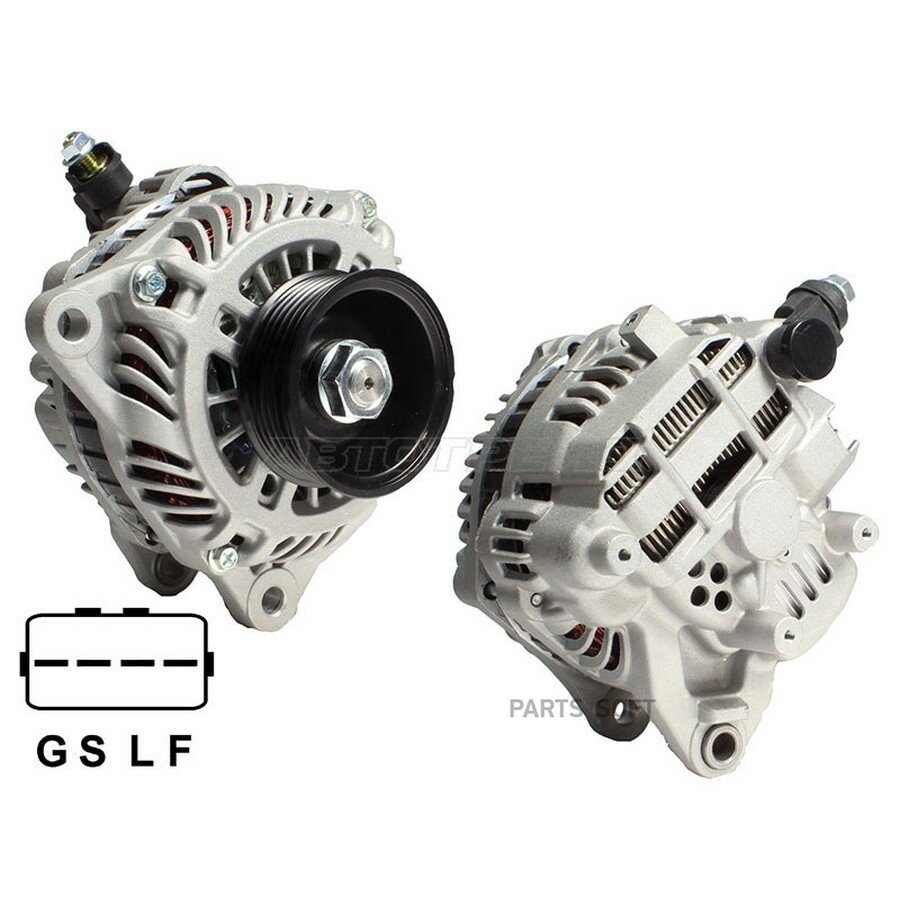 Генератор Mitsubishi Lancer 02-10 / Outlander 02-09 (4G69 12V 120A) от официального дистрибьютора, SAT, артикул ST850026