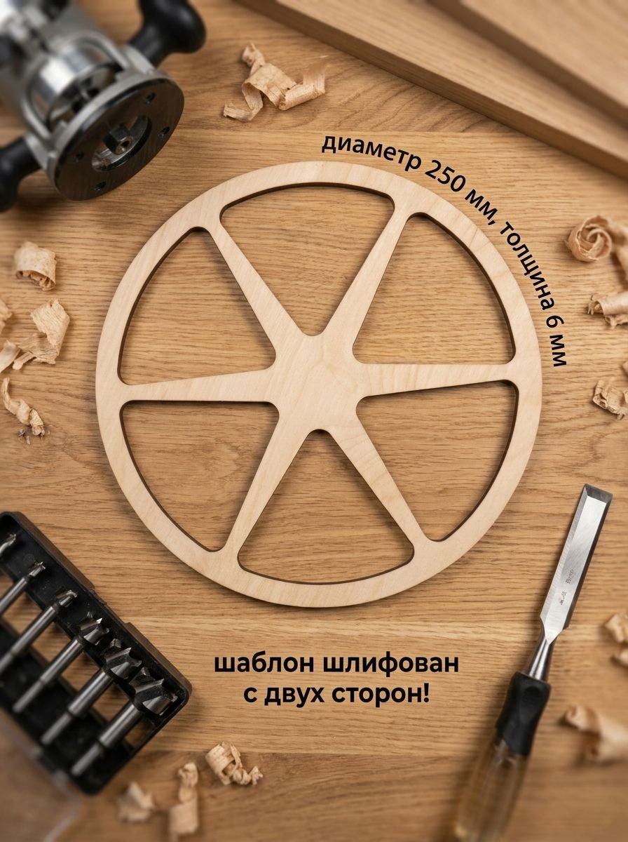 Шаблон для менажниц_6ти конечная звезда. приспособление для фрезерования
