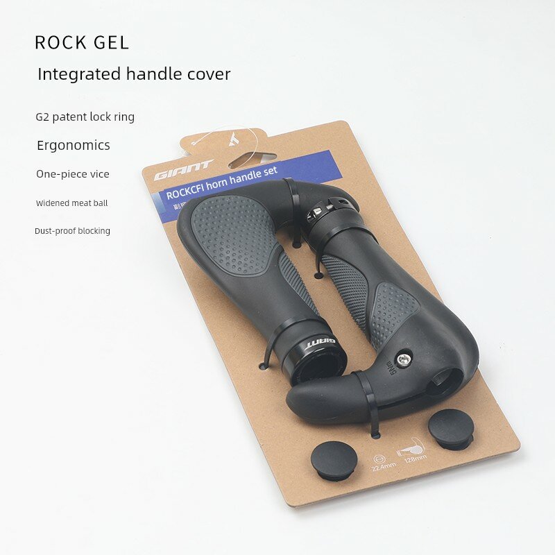 Giant ROCK GEL Бульбон-ручки для велосипеда с картой анти-скольжение амортизация алюминиевый сплав фиксация для горных