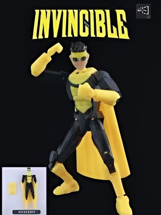 Фигурка Зловещий Марк из Неуязвимого( Invincible- Sinister Mark), 3D-печатная подвижная модель, подарок анимешнику и коллекционеру