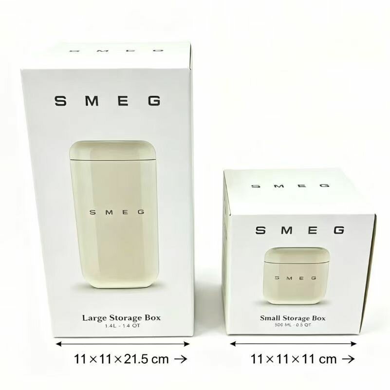 SMEG Ретро герметичный контейнер для хранения продуктов с крышкой из пищевого материала