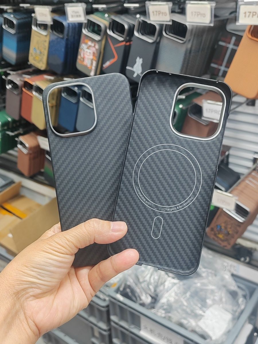 Магнитный чехол из реального углеродного волокна для OnePlus 15T, чехол из арамидного волокна, MagSafe чехол OnePlus 15T