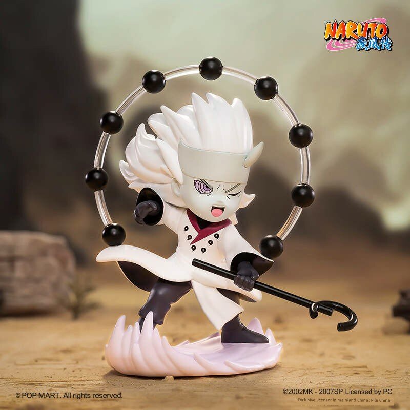 POPMART Naruto Shippuden Ninja World Battle Серия Фигурка Мадара Учиха Блайнд Бокс