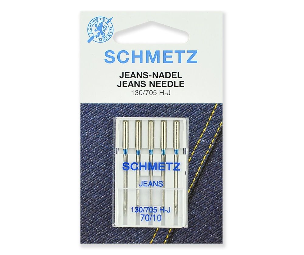 Иглы SCHMETZ для джинсы 130/705H-J № 70, 5 шт.
