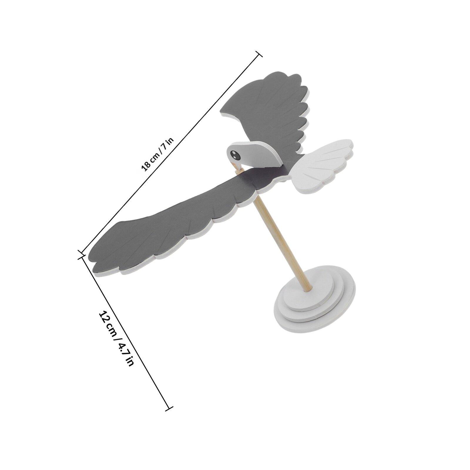 Игрушка Для Развития Координации Balancing Bird С Опорою Пластиковая Игрушка На Гравитации 18.00X12.00X12.00Cm