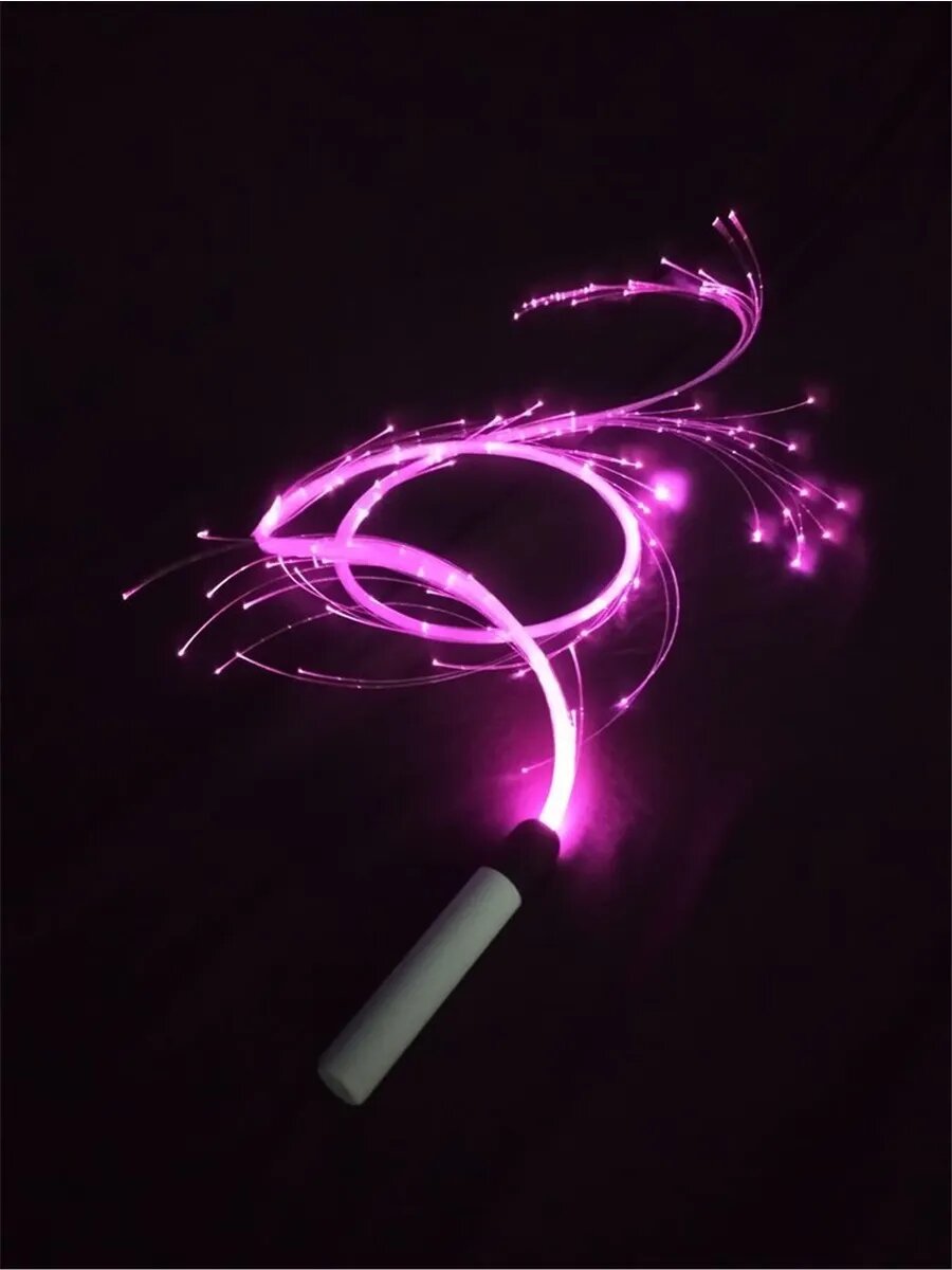 Плетка-хлыст светящаяся для танцев и интерьера от USB.
