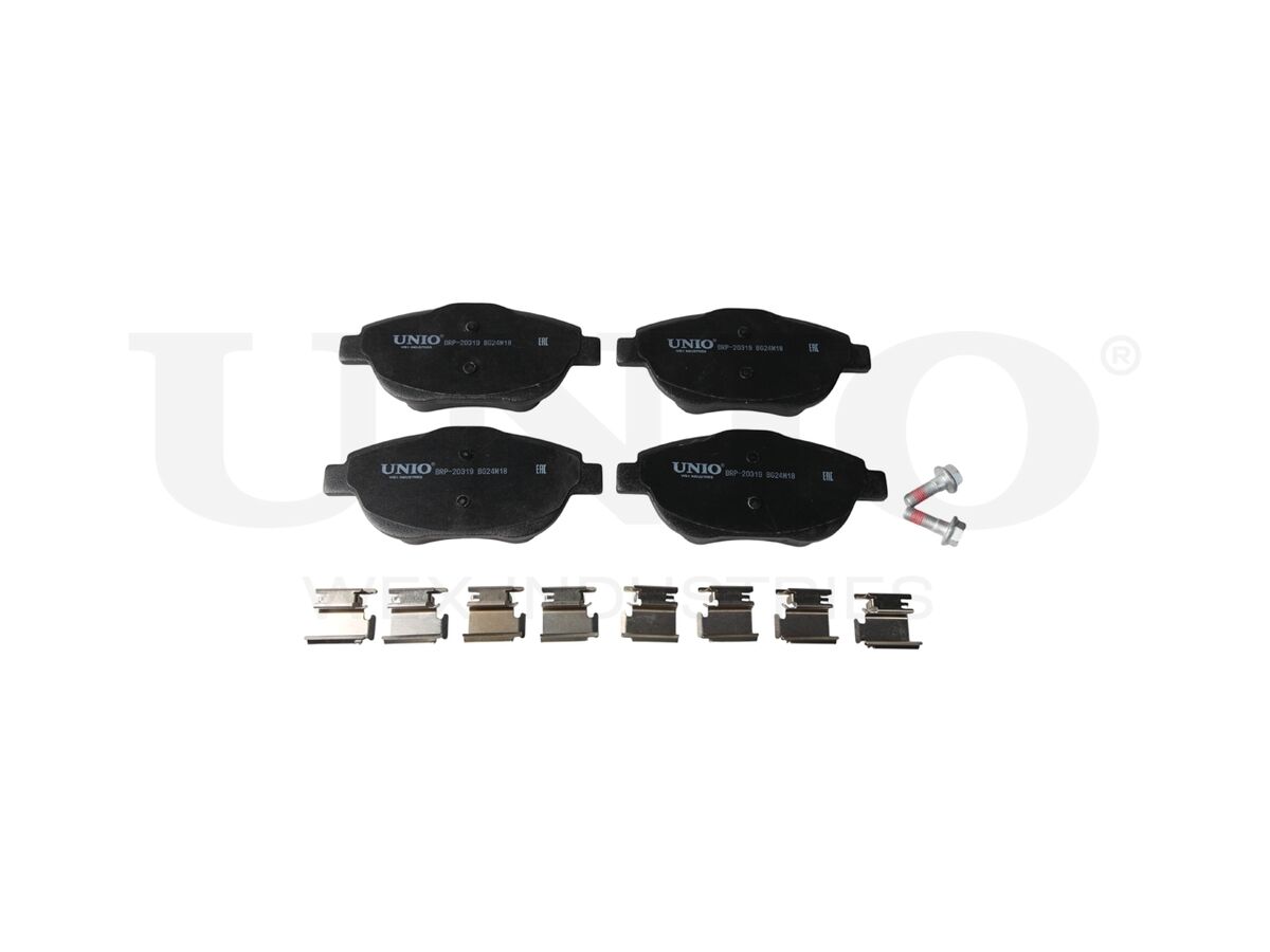 Колодки тормозные диск. передние citroen c3 picasso 09-, c4 cactus 18- (UNIO BRP-20319)