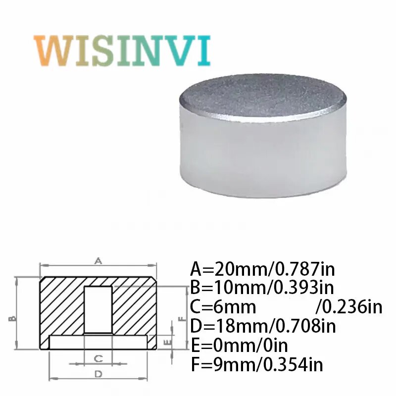 Механические ручки для клавиатуры WISINVI, алюминиевые, 2 шт. Silver, flower Shaped