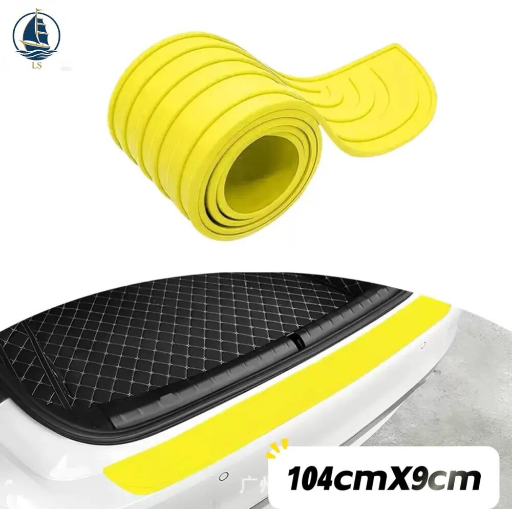 Защита внешних частей автомобиля, 1 шт, Желтый, PEVA, 104cmX9cm