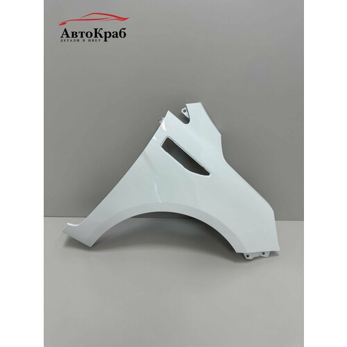 Крыло переднее правое в цвет для Киа Рио III (2011 — 2015) pgu - белый