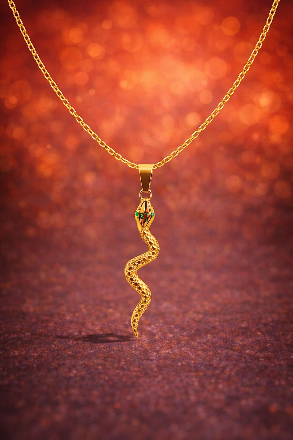 Цепь, 1 шт., длина 40 см, золотистый — фото 1