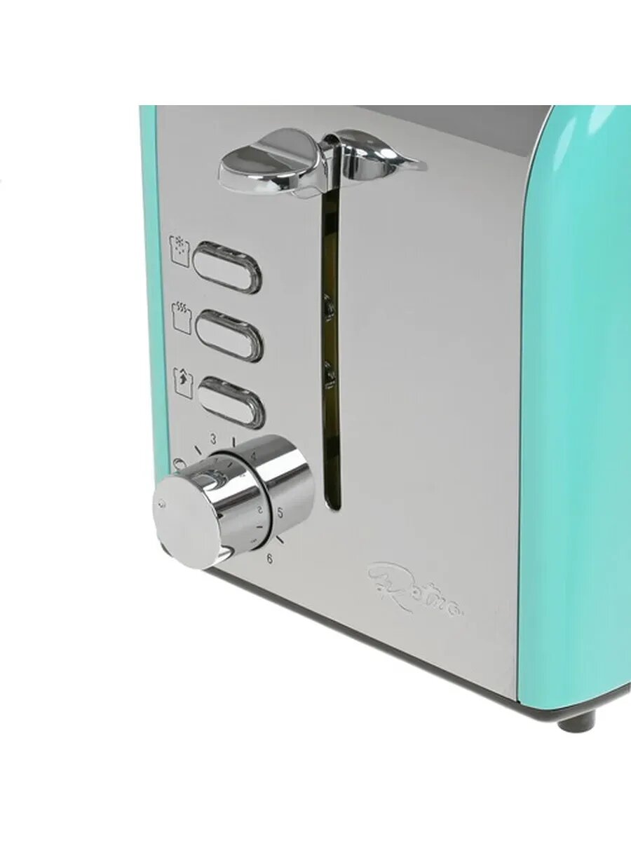 Тостер DEXP TSR-2000 ретро стиль, бирюзовый — фото 1