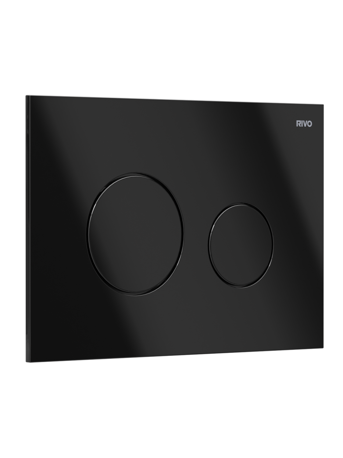 Панель смыва RIVOneo Черный глянцевый 303006