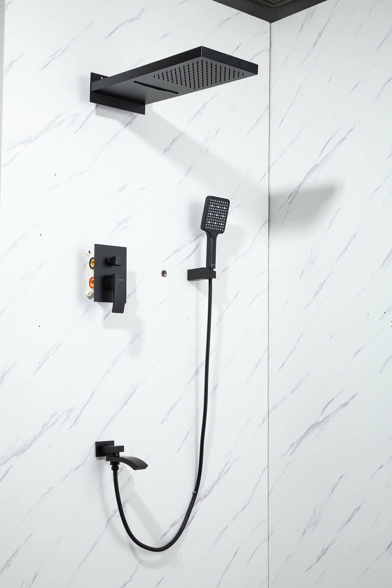 Встраиваемая душевая система Gappo G7YV10KC7-YN76QO черный