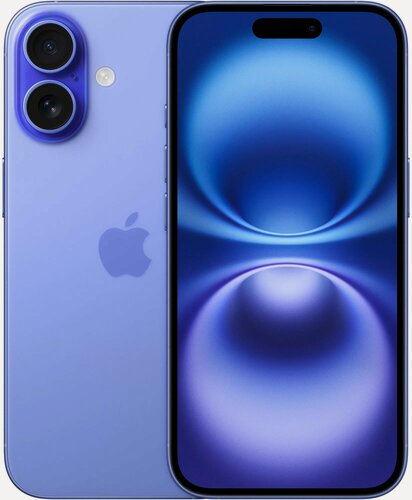 Изображение товара Смартфон Apple iPhone 16 128 Gb Dual: eSIM, ultramarine (синий)