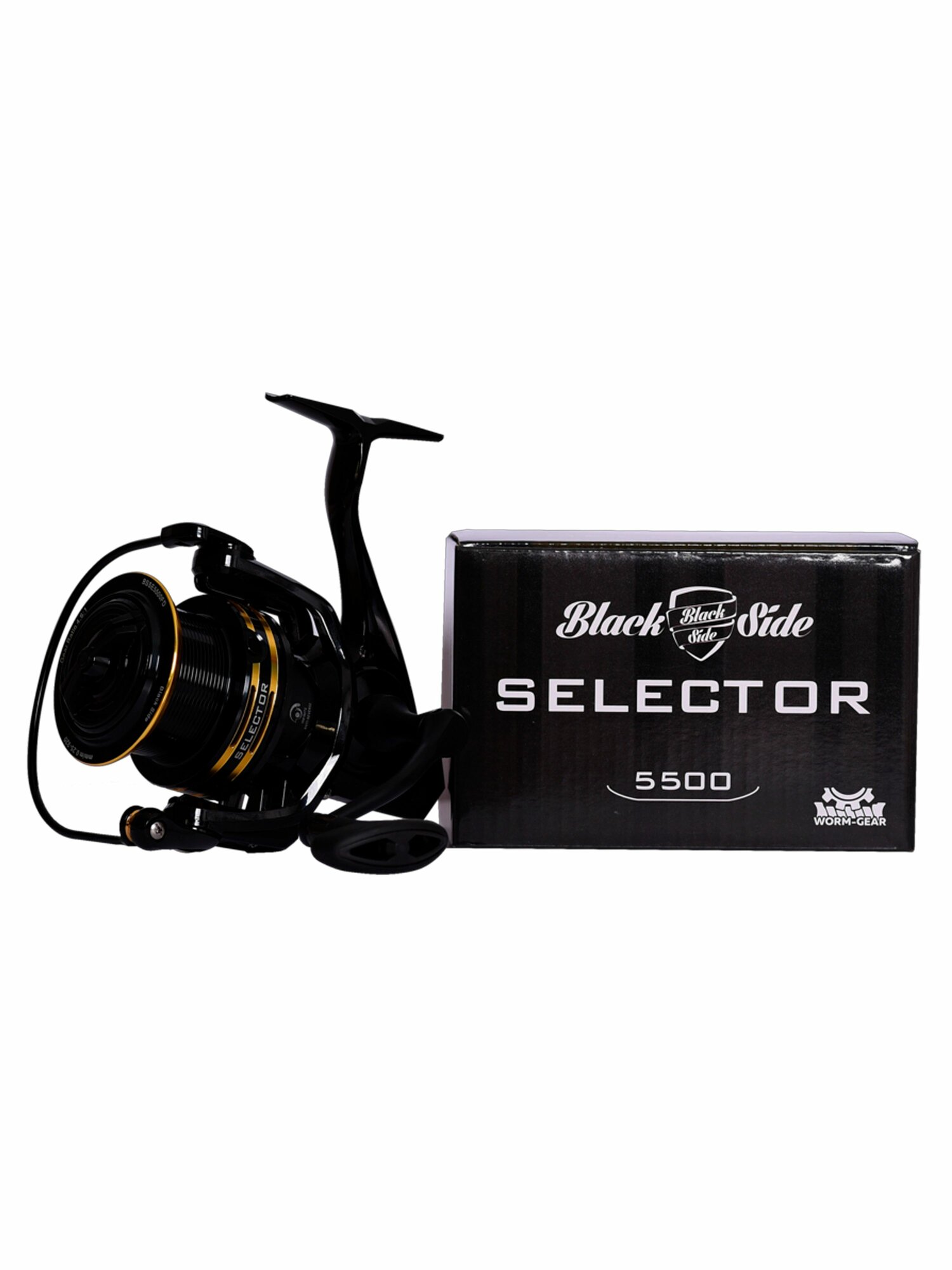 Катушка для спиннинга Black Side Selector 5500FD (6+1 подш.), катушка для удочки, фидера, рыболовная