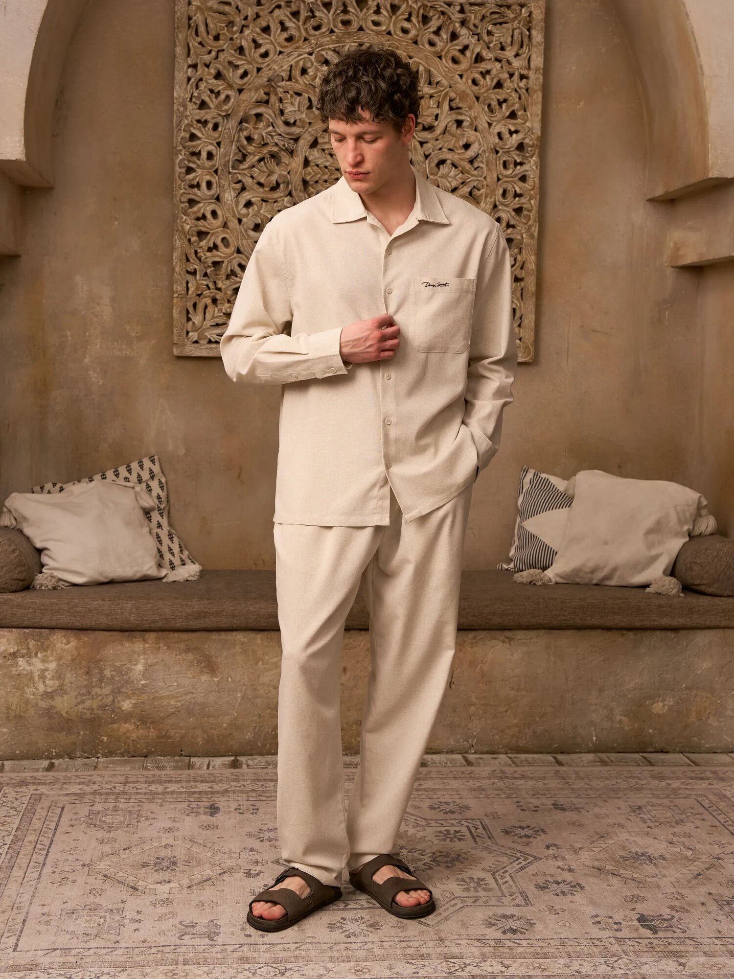 Комплект одежды летний льняной