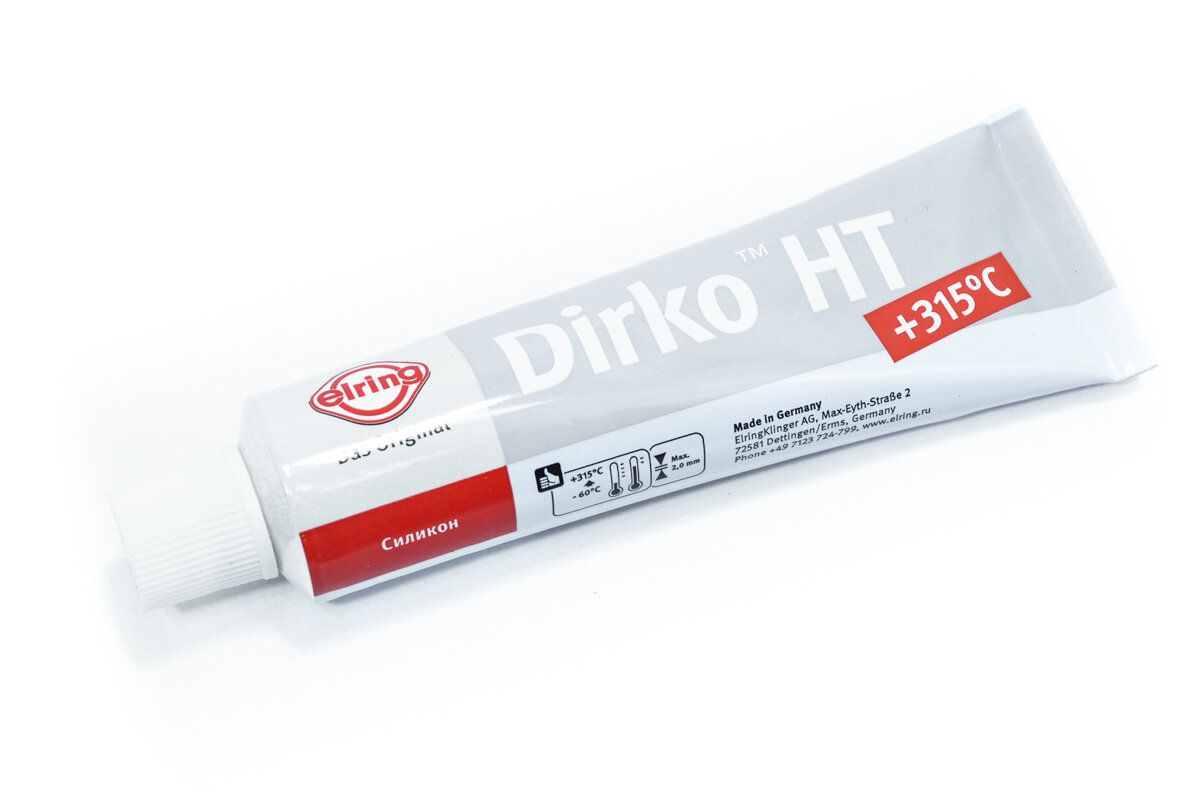 Герметик Dirko серый 70 мл (от -60С до +300С) ELRI