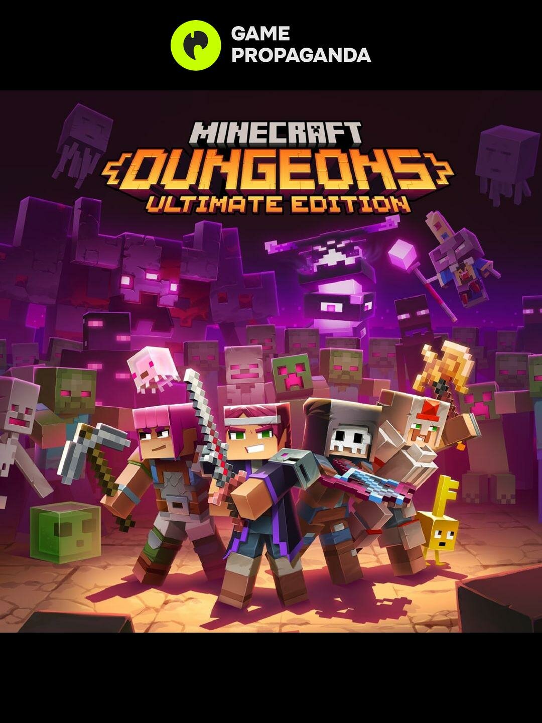 Игра Minecraft Dungeons: Ultimate Edition PS4. Турция. Цифровая версия