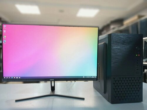 Изображение товара Компьютер Intel Core i5, 8 ГБ, NVIDIA GT 730 2 ГБ, SSD 240 ГБ, монитор 24", клавиатура и мышь, Wi-Fi