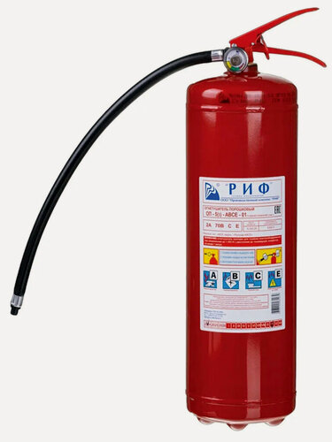 Изображение товара Огнетушитель порошковый ОП-5(з) АВСЕ РИФ