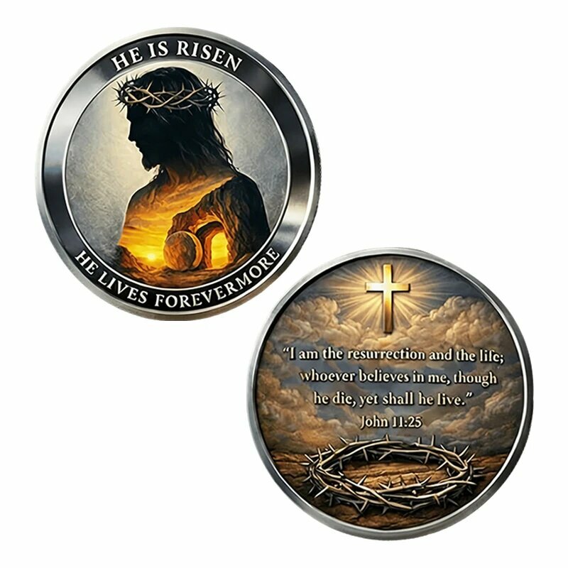 Памятная монета «Господь воскрес» — Цвет: 1pc design 3