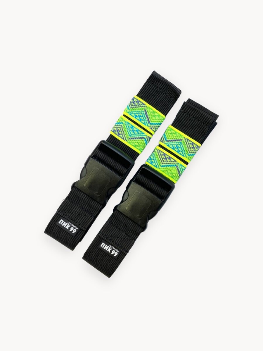 Ремни багажные для чемодана или груза, широкие 40 мм, увеличенной длины "XXL 280 см" / комплект 2 шт / ПИК-99