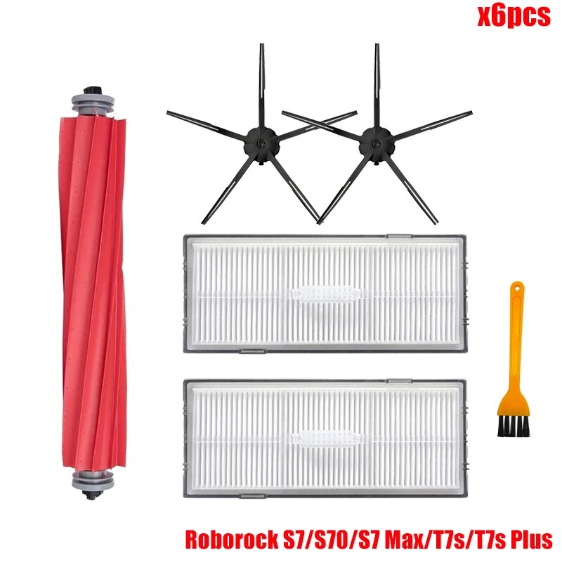Запчасти Roborock S7/S70/T7s: щетка, фильтры, метла (set 4)