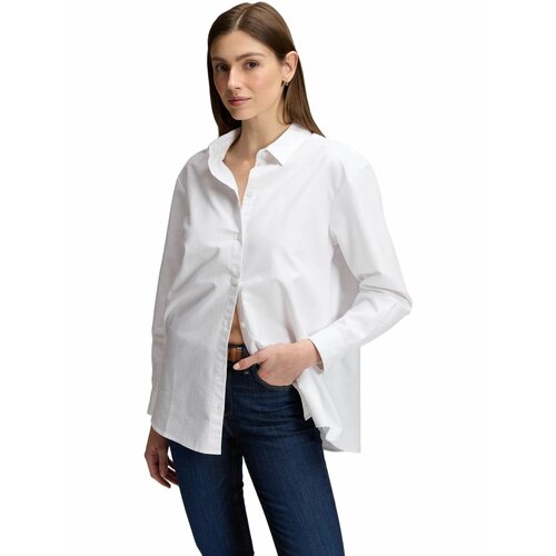 фото Рубашка lee women relaxed boyfriend shirt, размер s, белый